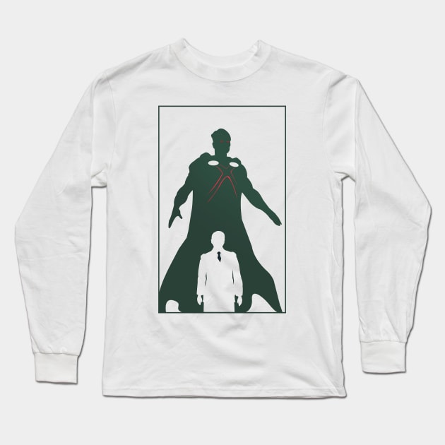 Alien Man Long Sleeve T-Shirt by SaifulCreation